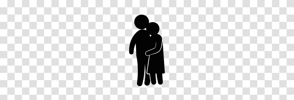 Couples Hugging In Silhouette Mount Mercy University, Hand, Kneeling, Light, Gray Transparent Png