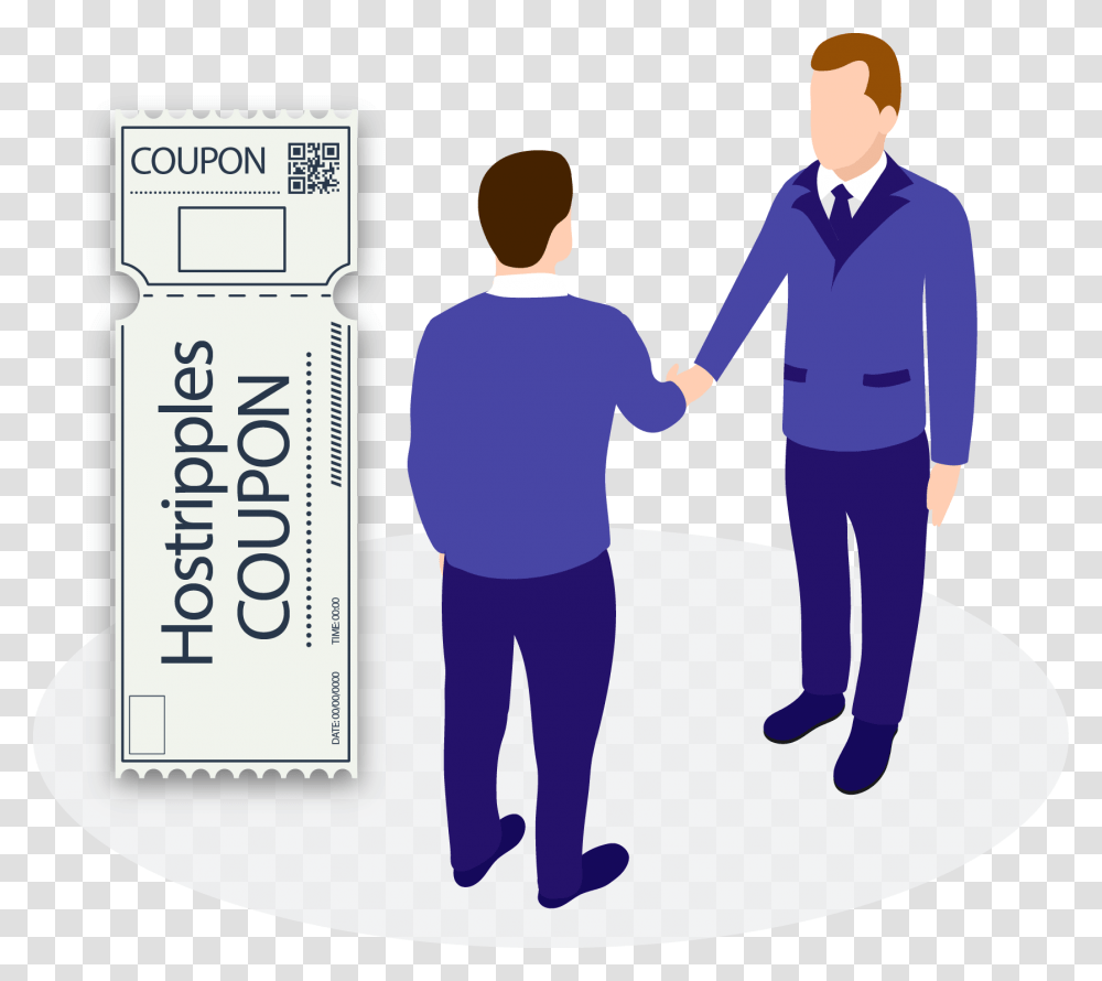 Coupon Partners Image Standing, Person, Human, Hand Transparent Png
