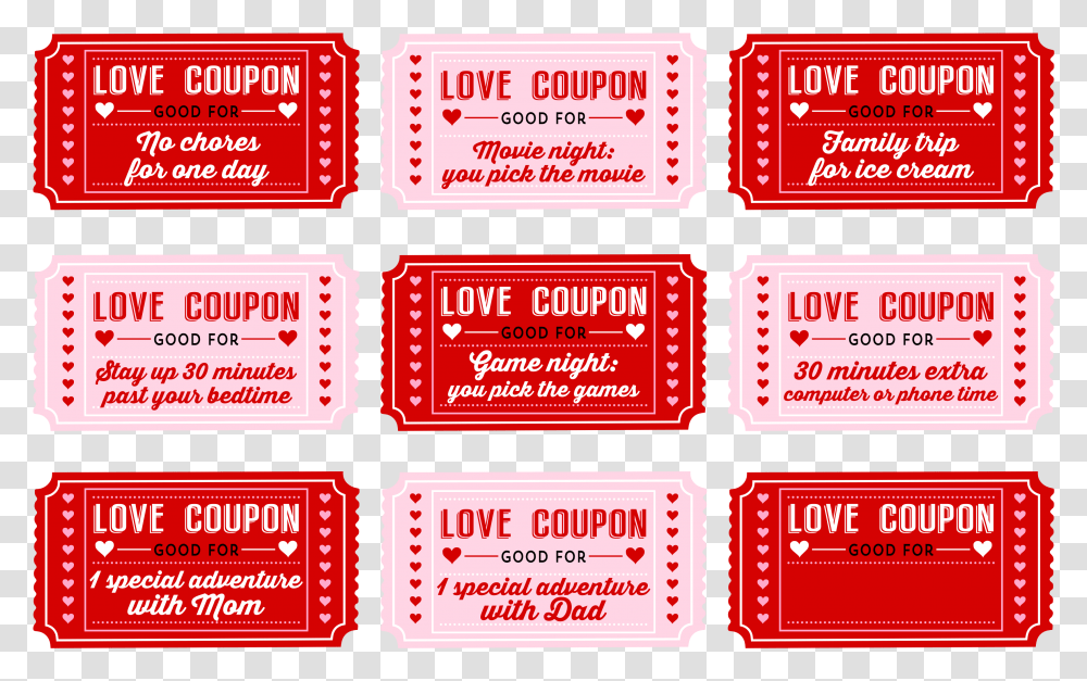 Coupons For Significant Other, Paper, Ticket, Label Transparent Png