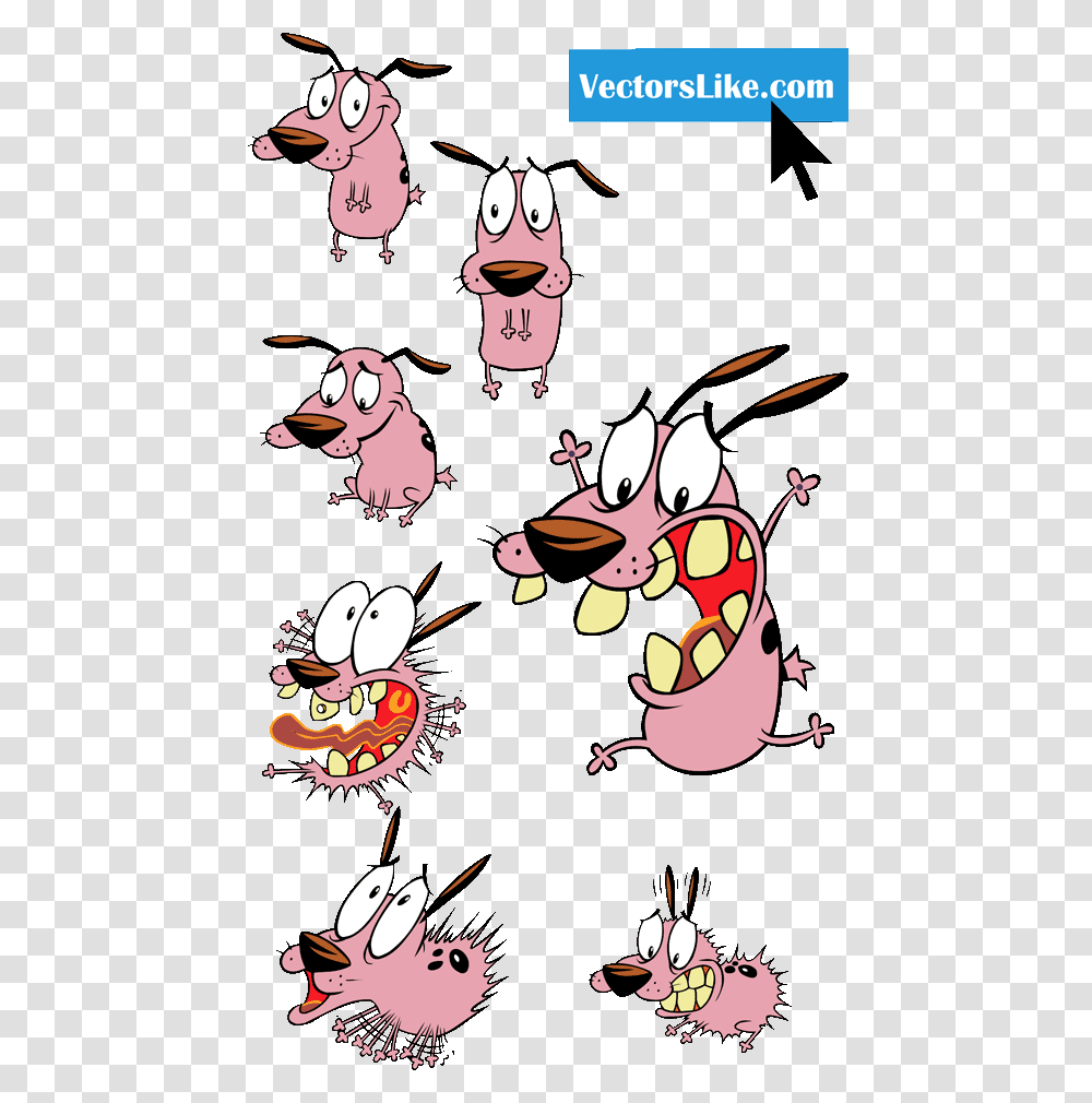 Courage The Cowardly Dog Characters, Poster, Animal Transparent Png