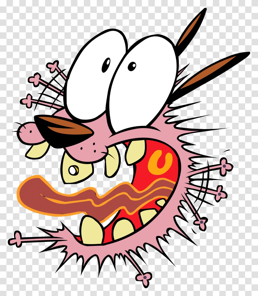 Courage The Cowardly Dog, Dragon, Plant, Food Transparent Png
