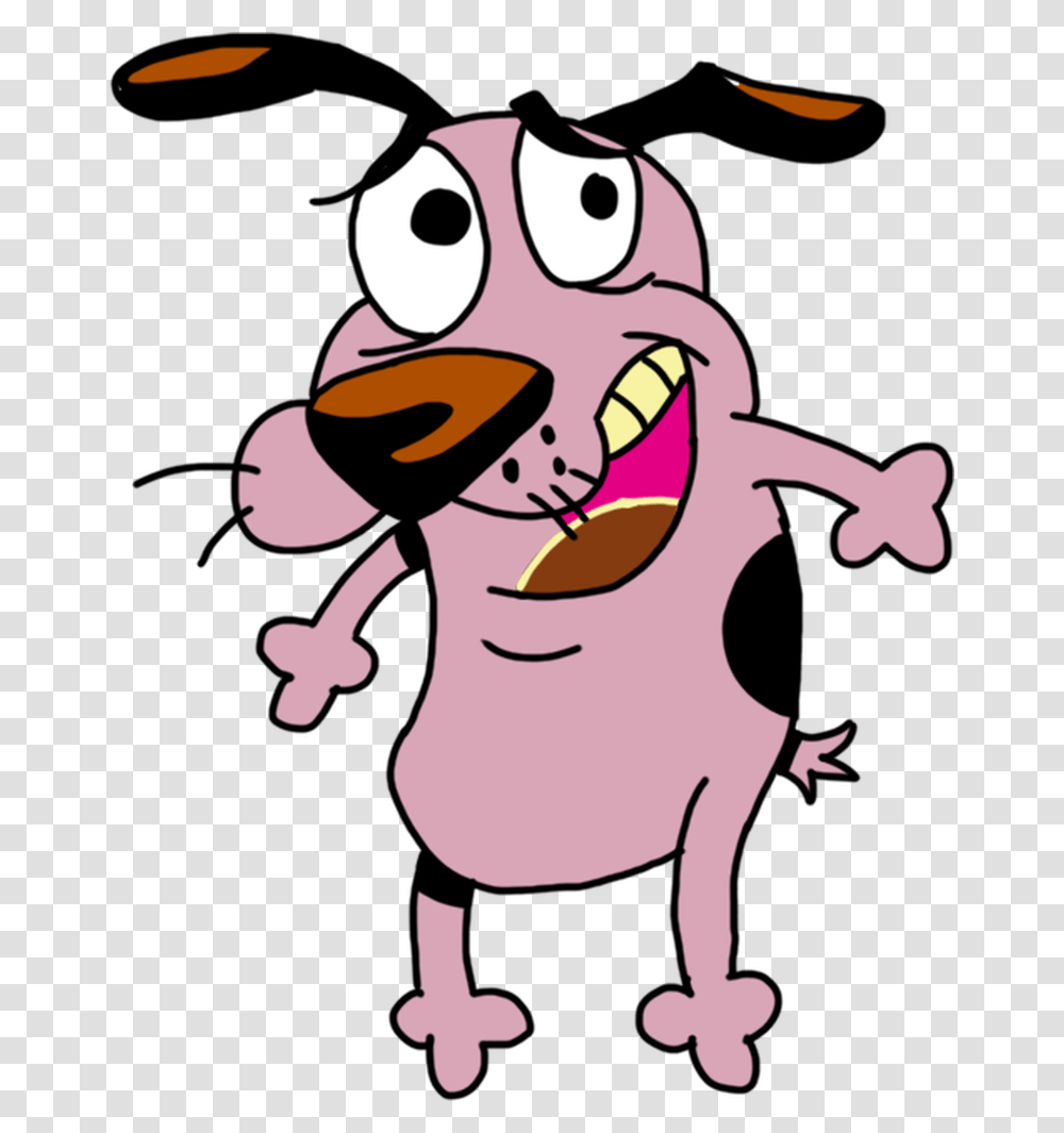 Courage The Cowardly Dog, Face, Animal, Mammal Transparent Png