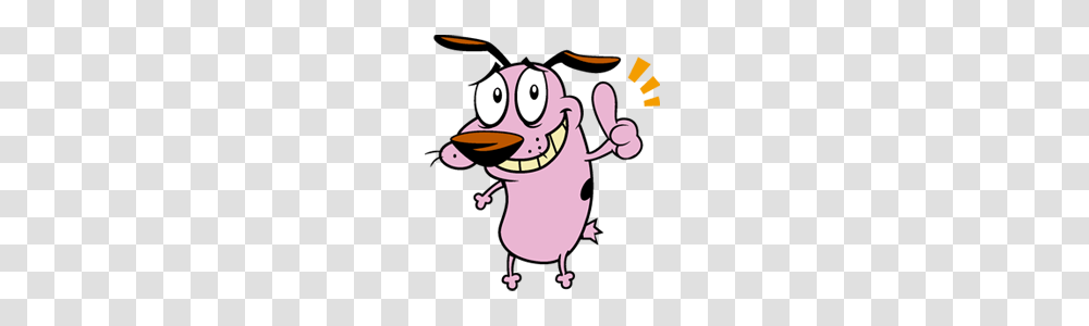 Courage The Cowardly Dog Line Stickers Line Store, Poster, Advertisement, Animal, Bird Transparent Png