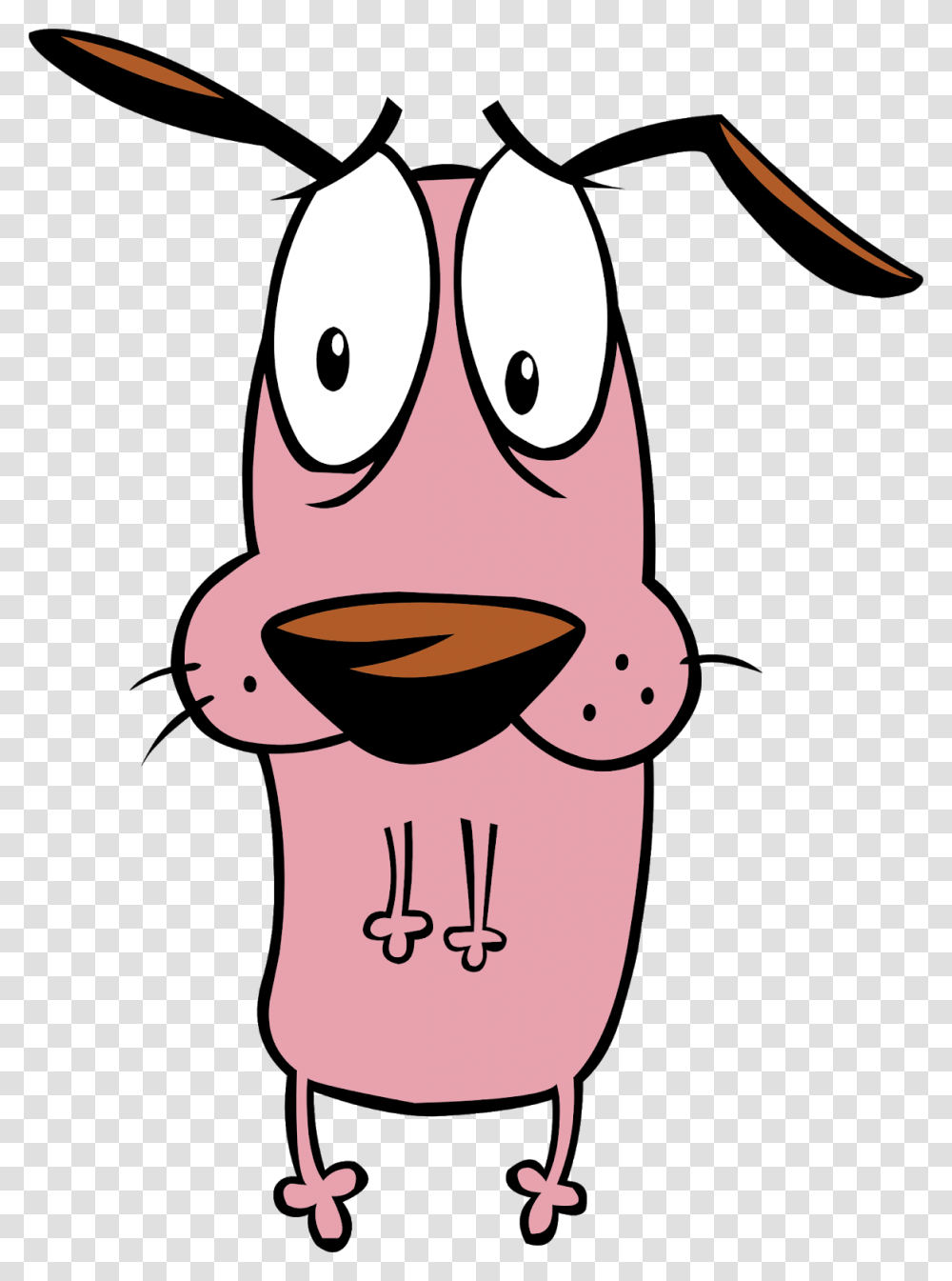 Courage The Cowardly Dog, Mouth, Lip, Tongue Transparent Png