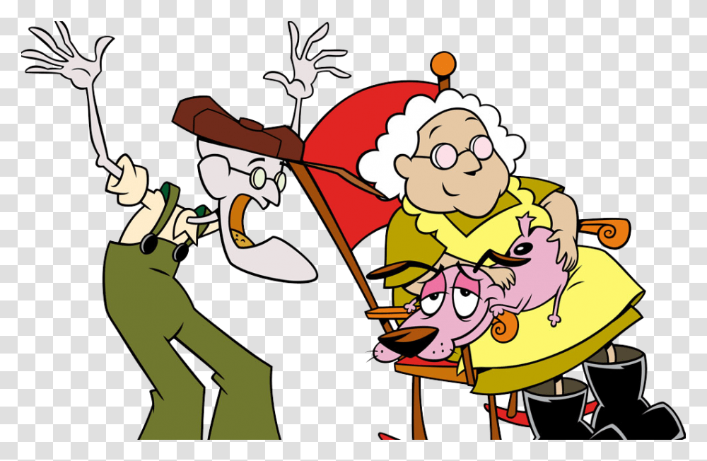 Courage The Cowardly Dog Rocking Chair Leone Il Cane Fifone, Person, Performer, Crowd Transparent Png
