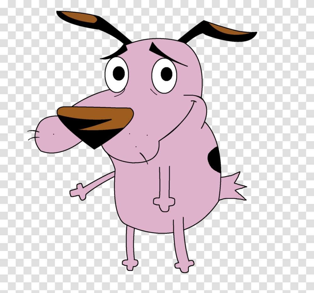 Courage The Cowardly Dog Vector, Label, Hat Transparent Png