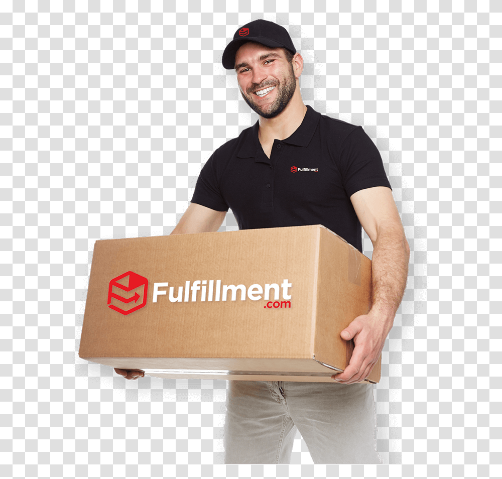 Courier Staff Delivery, Person, Human, Package Delivery, Carton Transparent Png