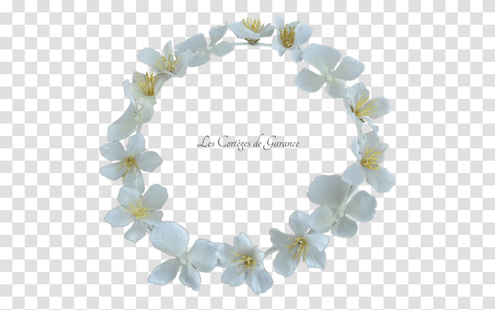 Couronne Blanche Hortensias Fleurs De Cerisiers Artificial Flower, Plant, Blossom, Petal, Building Transparent Png