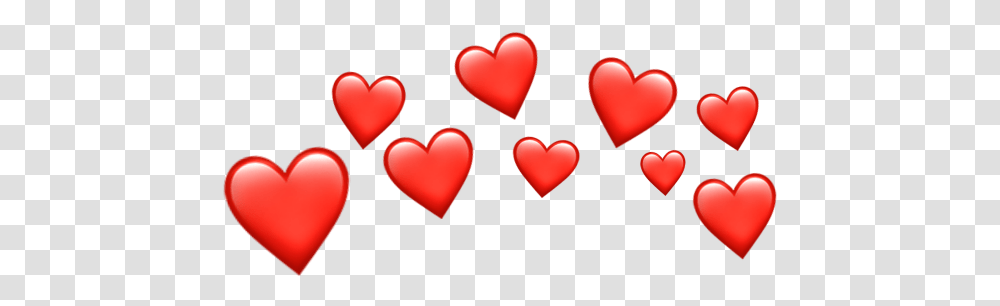 Couronne De Coeur Emoji, Heart, Pillow, Cushion Transparent Png