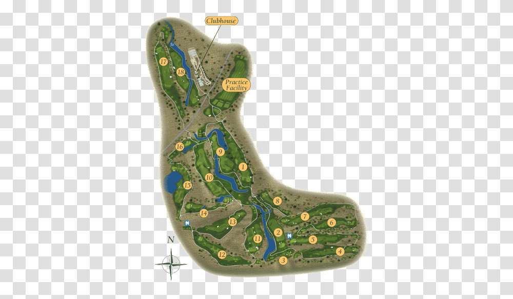 Course Layout Texas Star Golf Course Map, Land, Outdoors, Nature, Shoreline Transparent Png