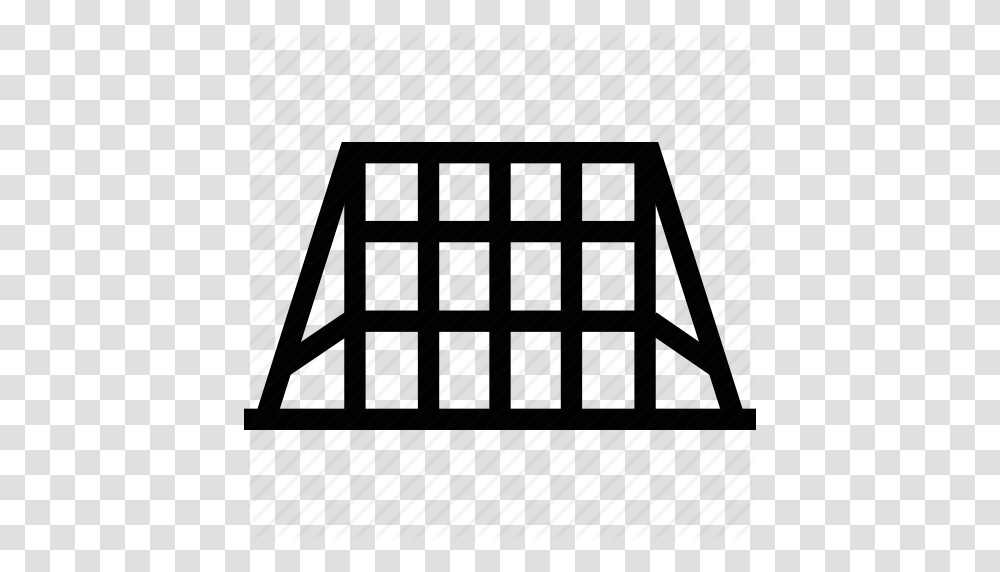 Court Goal Playground Soccer Soccer Goal Icon, Fence, Barricade, Electronics, Brick Transparent Png