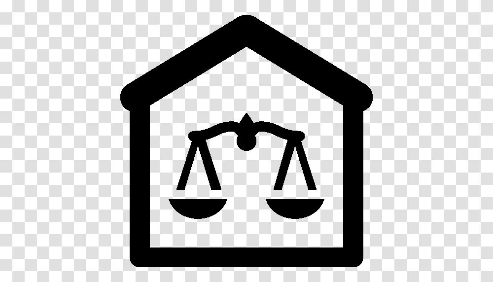 Court Icon Image, Scale, Stencil Transparent Png