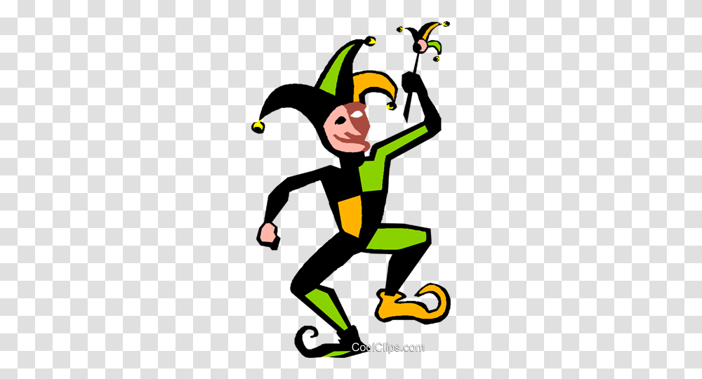 Court Jester Royalty Free Vector Clip Art Illustration, Person, Hand, Kicking Transparent Png