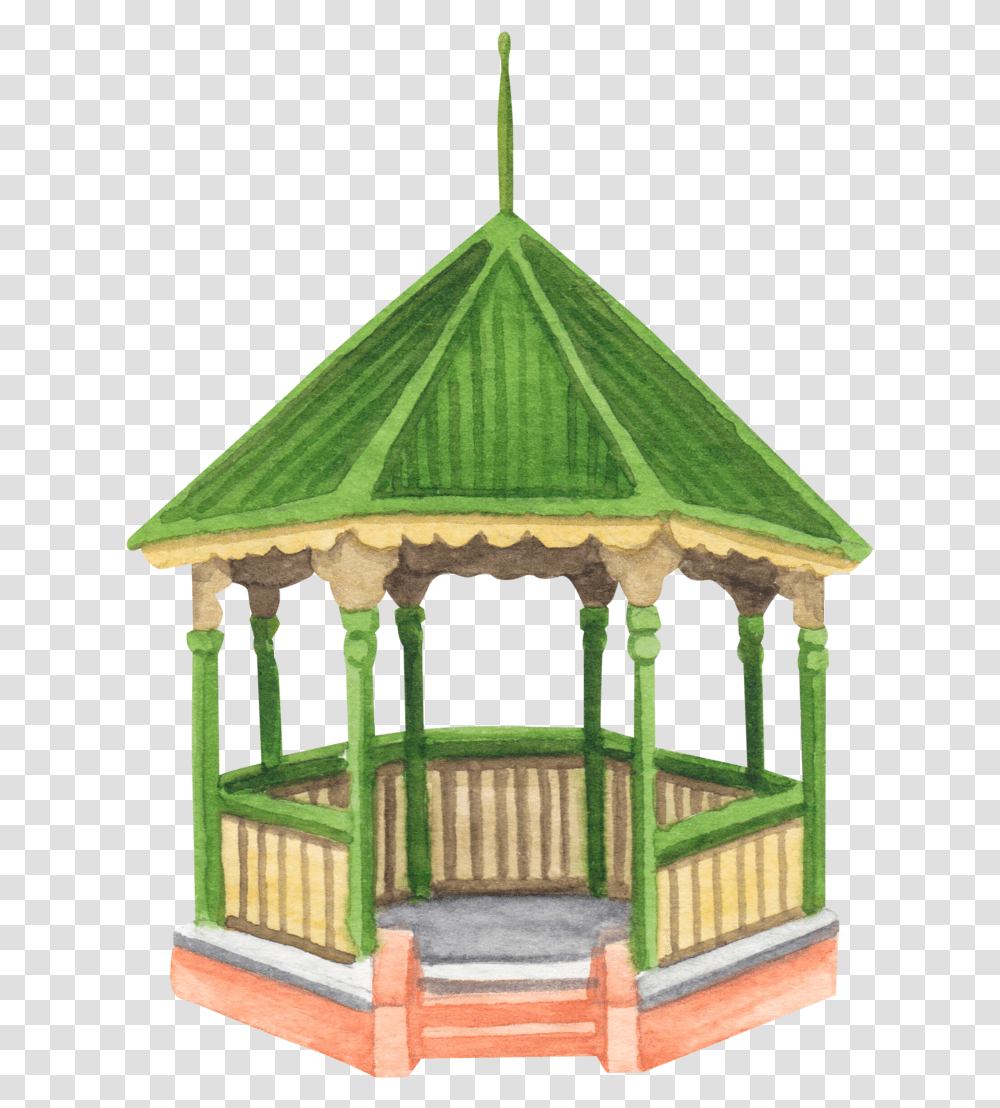 Courtesy Of The Town Of East Fremantle Heritage Trail Gazebo, Crib, Furniture, Tent, Green Transparent Png