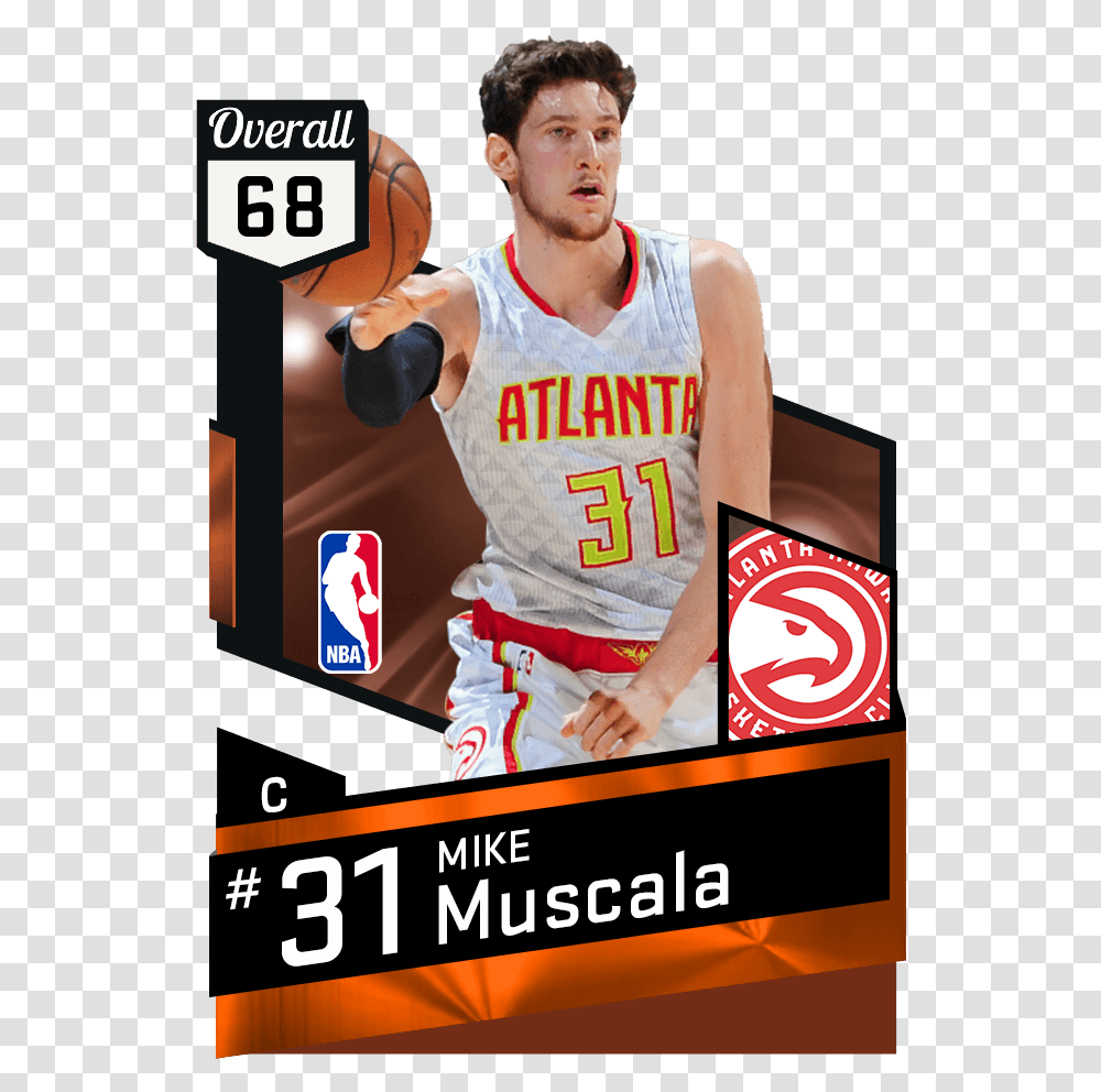 Courtney Lee Nba 2k18 Download Mike Muscala Nba, Person, People, Sport, Word Transparent Png
