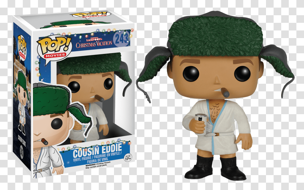 Cousin Eddie Clark Griswold Funko Action Amp Toy Figures Christmas Vacation Funko Pop, Mascot, Plant, Person, Human Transparent Png