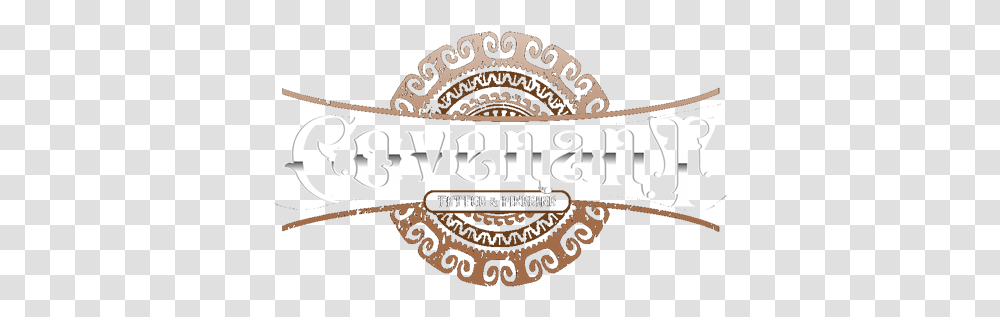 Covenant Tattoo And Piercing Decorative, Label, Text, Alphabet, Logo Transparent Png