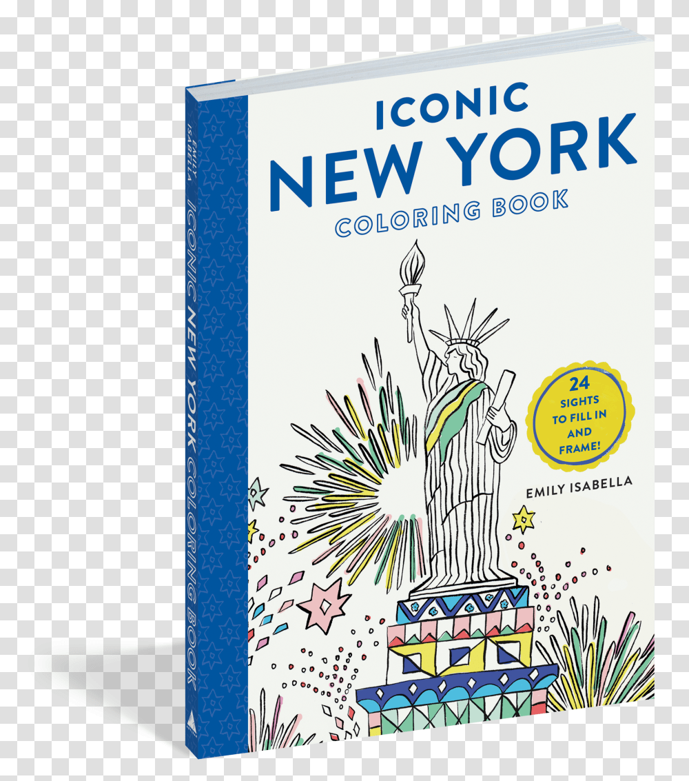 Cover Coloring Book New York, Poster, Advertisement, Flyer, Paper Transparent Png