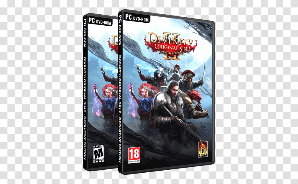 Cover Divinity Original Sin 2 Definitive Edition Box Pc Game, Poster, Advertisement, Person, Human Transparent Png