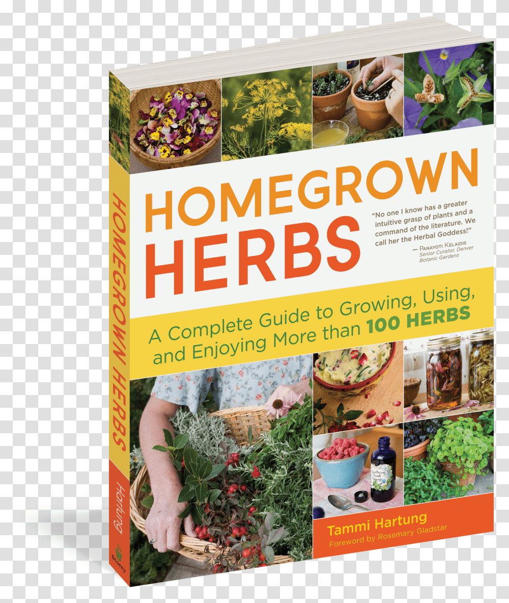 Cover Homegrown Herbs A Complete Guide To Growing Using And Transparent Png