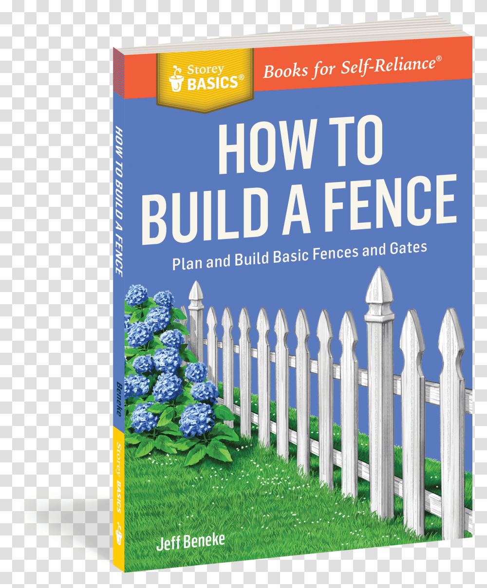 Cover How To Build A Fence Plan And Build Basic Fences And, Picket, Flyer, Poster, Paper Transparent Png