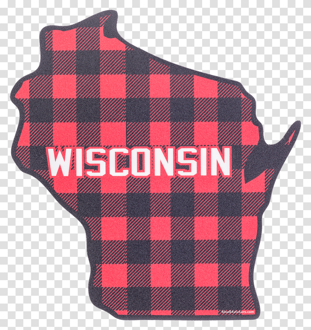 Cover Image For Blue 84 Plaid Wisconsin State Decal Tartan, Tie, Accessories, Hand Transparent Png