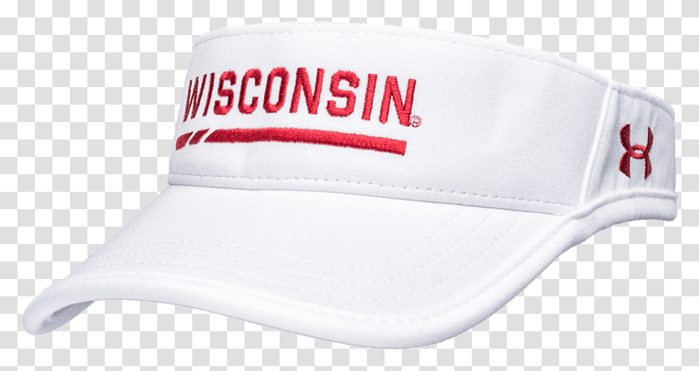 Cover Image For Under Armour Wisconsin Adjustable Visor Baseball Cap, Apparel, Hat Transparent Png