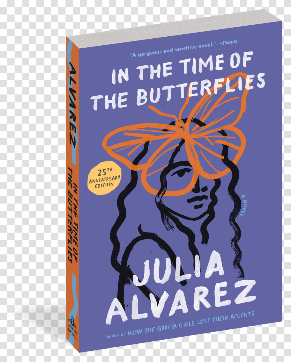 Cover Julia Alvarez In The Time Of The Butterflies, Poster, Advertisement, Flyer, Paper Transparent Png