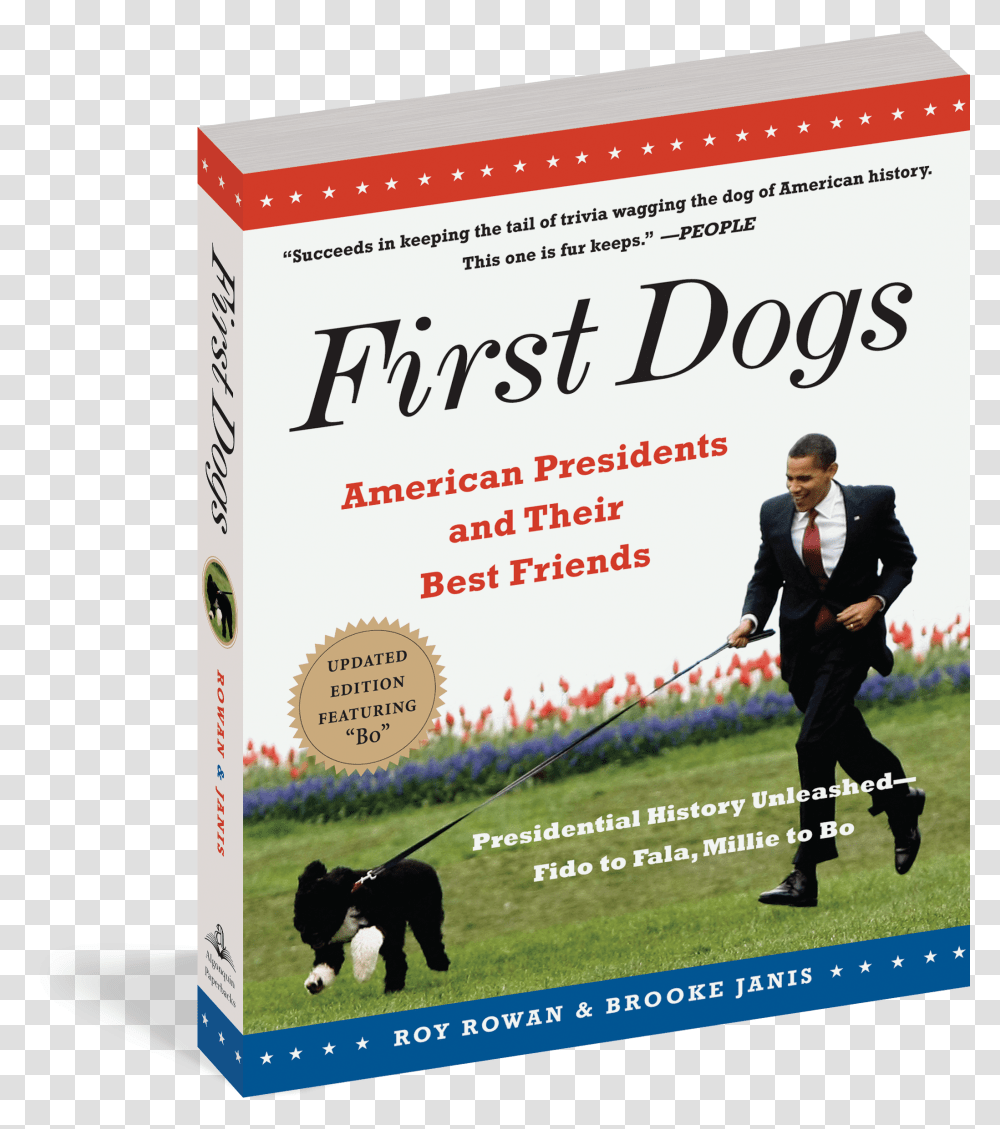 Cover Obama And His Dog, Poster, Advertisement, Flyer, Paper Transparent Png