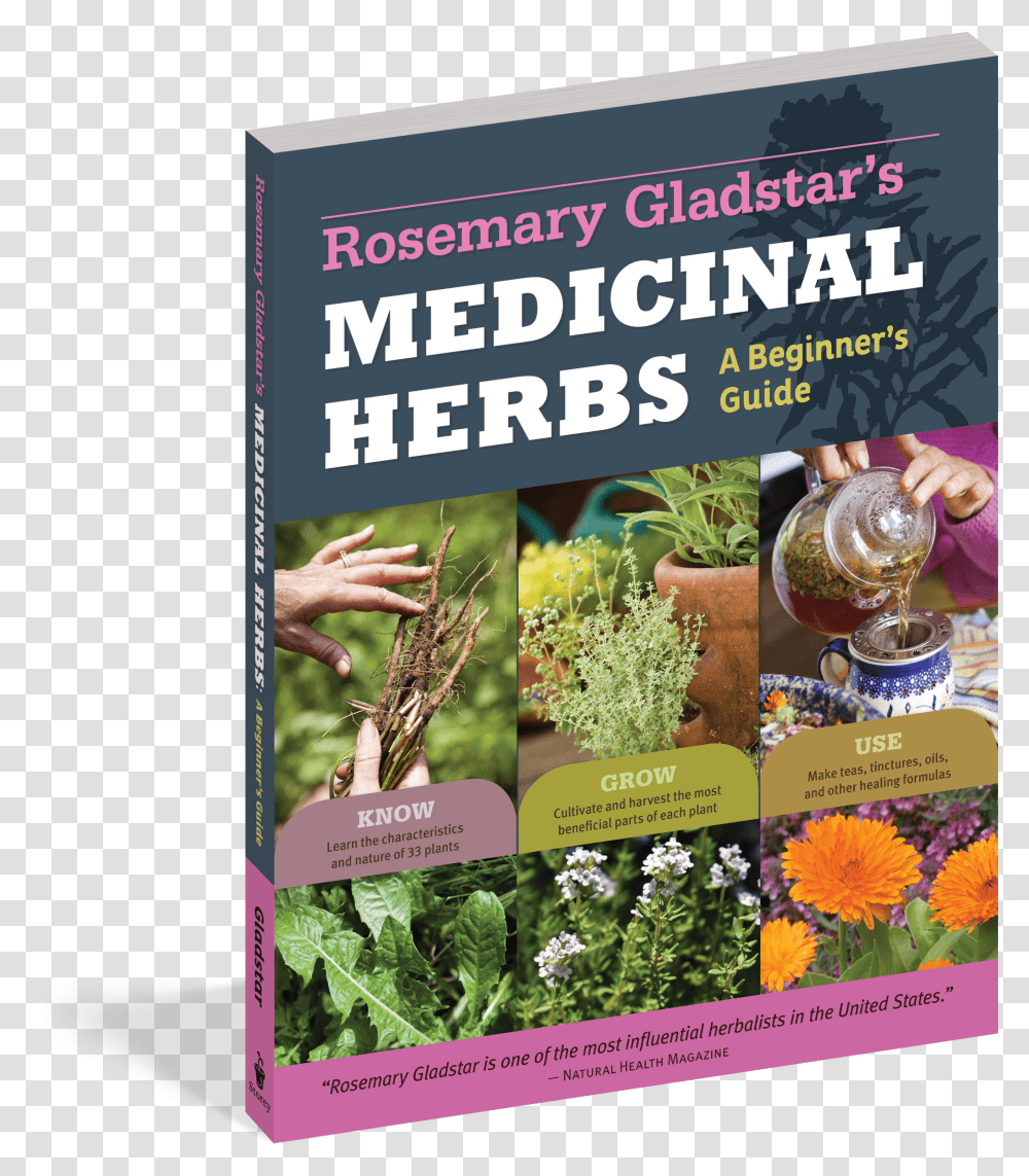 Cover Rosemary Gladstar's Medicinal Herbs A Beginner's Guide Transparent Png