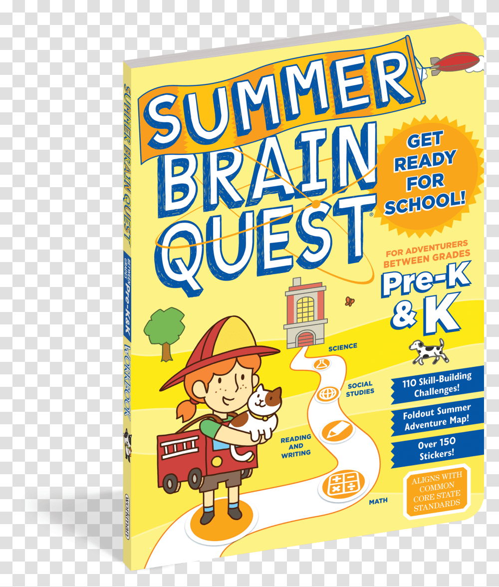 Cover Summer Brain Quest Between Grades K Amp, Label, Advertisement, Poster Transparent Png