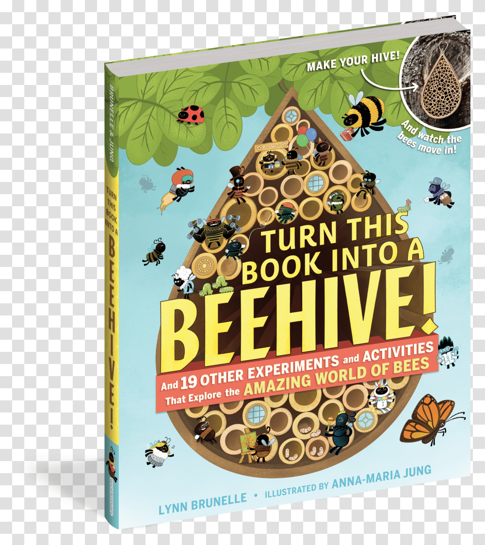 Cover Turn This Book Into A Beehive Transparent Png