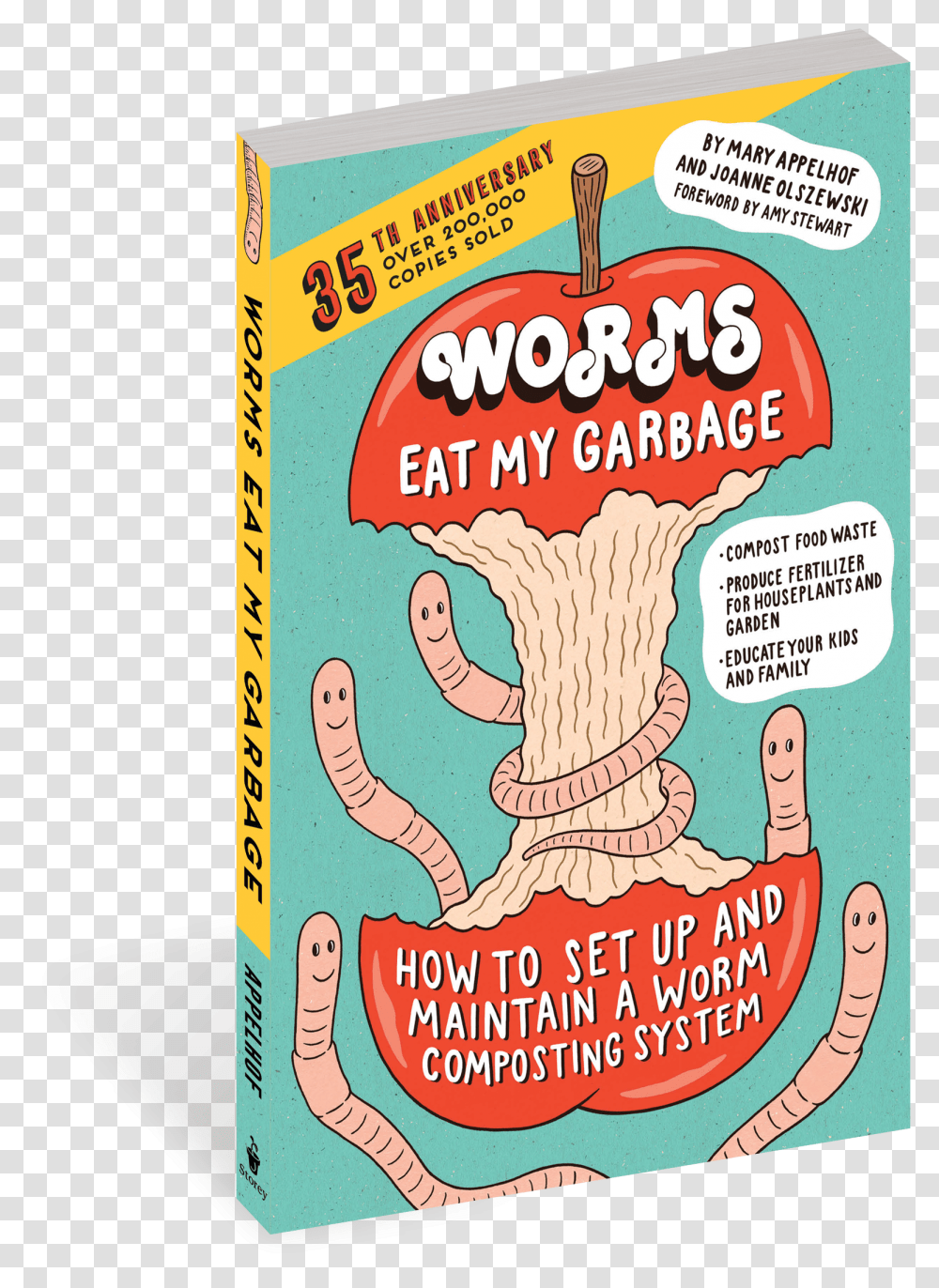 Cover Worms Eat My Garbage, Food, Plant, Advertisement, Poster Transparent Png