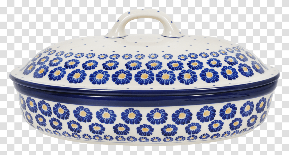 Covered Oval CasseroleClass Lazyload Lazyload Mirage Blue And White Porcelain, Pottery, Rug, Dish Transparent Png