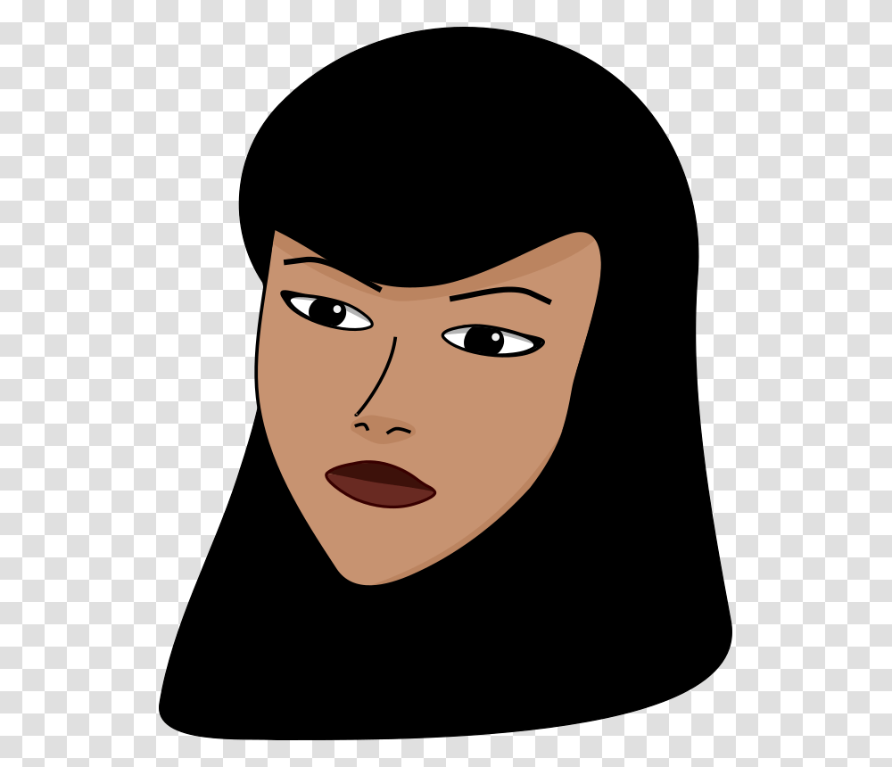 Covered Woman Head Muslim Woman Clipart, Face, Cat, Pet, Mammal Transparent Png