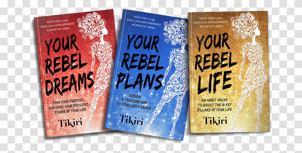 Covers From The Rebel Diva Empowerment Workshop Series Book Cover, Novel, Paper Transparent Png
