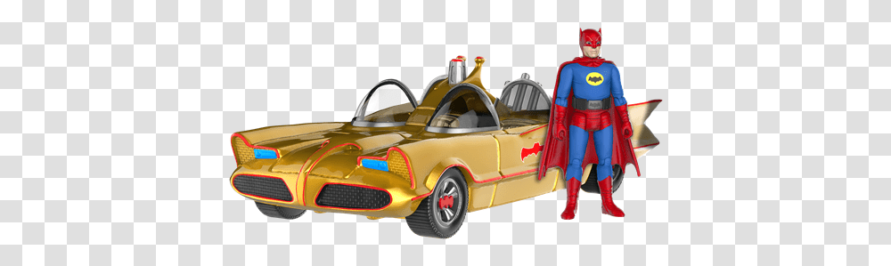 Covetly Funko Other Action Figures Batman Gold Batmobile Batmobile Funko, Convertible, Car, Vehicle, Transportation Transparent Png