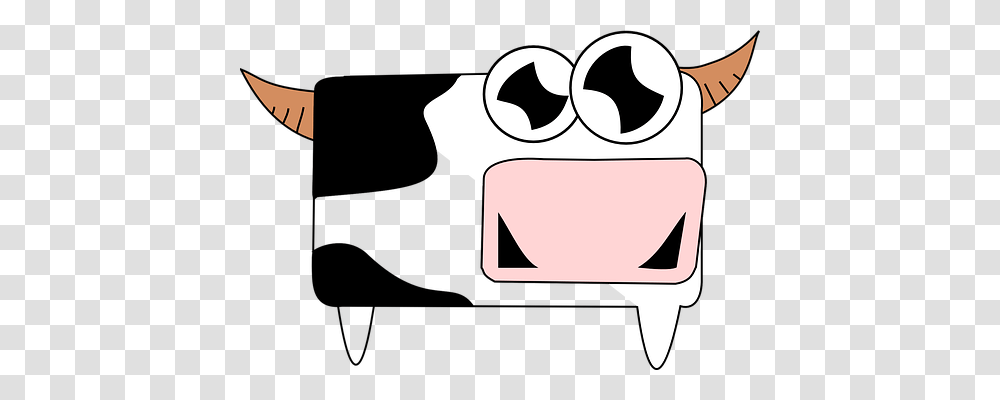 Cow Animals, Stencil, Cowbell Transparent Png