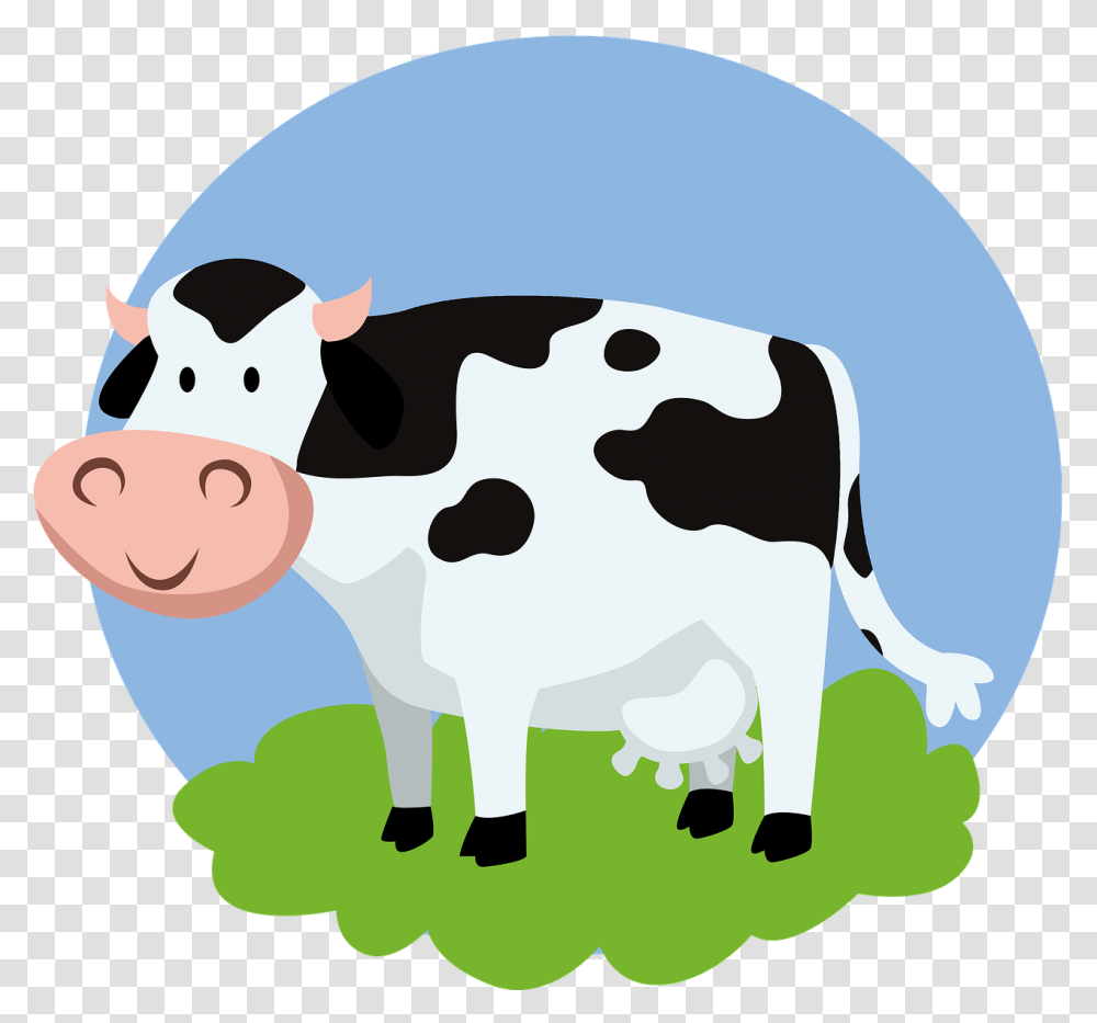 Cow Animal Cartoon Free Image On Pixabay Cartoon Background Cow, Cattle, Mammal, Dairy Cow Transparent Png