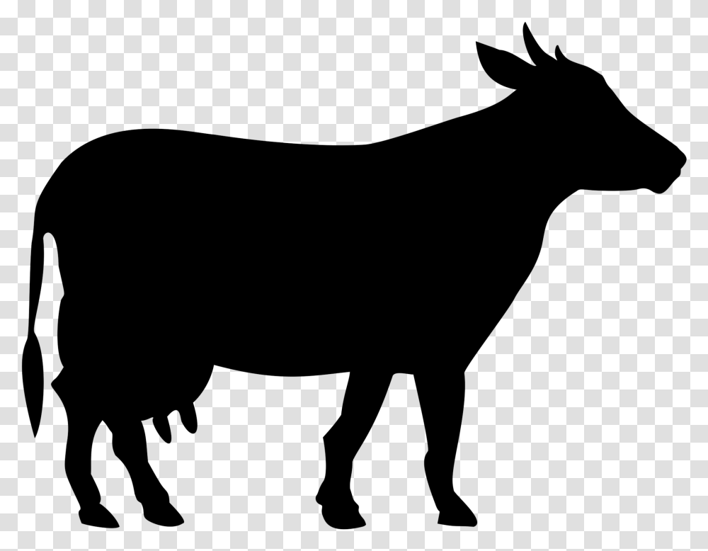 Cow Black And White, Gray, World Of Warcraft Transparent Png