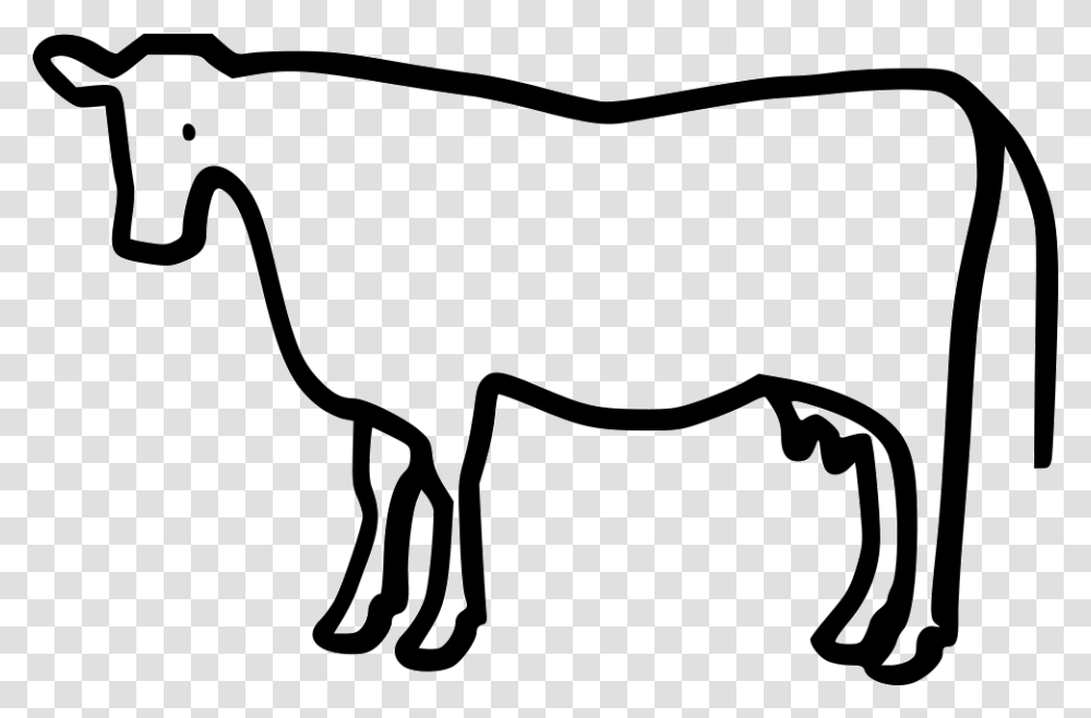 Cow Cattle, Label, Antelope, Wildlife Transparent Png