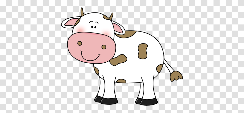 Cow Clip Art Cow With Brown Spots Clip Art Image, Pig, Mammal, Animal, Hog Transparent Png