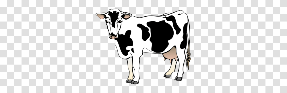 Cow Clipart Big And Small, Cattle, Mammal, Animal, Dairy Cow Transparent Png