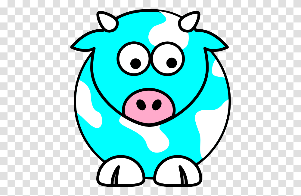 Cow Clipart Blue Transparent Png