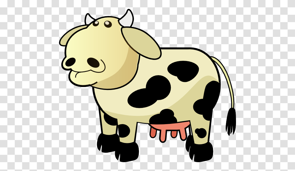 Cow Clipart Colored, Cattle, Mammal, Animal, Dairy Cow Transparent Png
