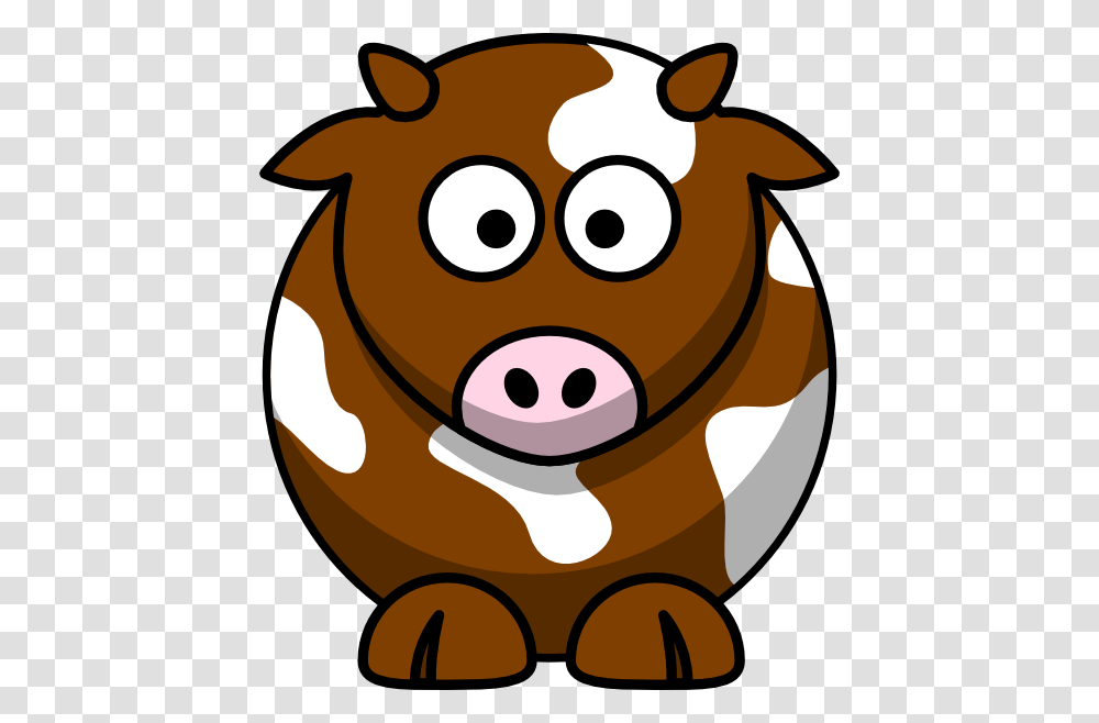 Cow Clipart Cute Brown Cow Clipart, Pig, Mammal, Animal, Food Transparent Png