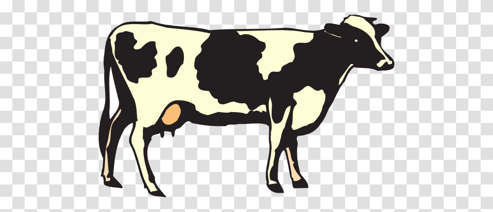 Cow Clipart, Dairy Cow, Cattle, Mammal, Animal Transparent Png