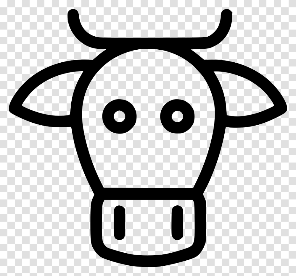 Cow Cow Ico, Light, Lightbulb, Stencil, Silhouette Transparent Png