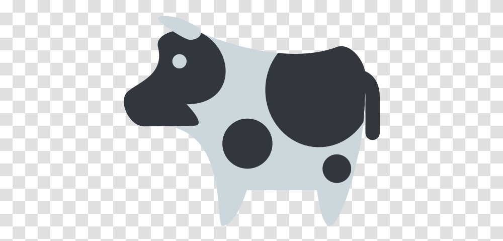 Cow Emoji Animal In A Band Meme, Stencil, Mammal, Bull, Pet Transparent Png