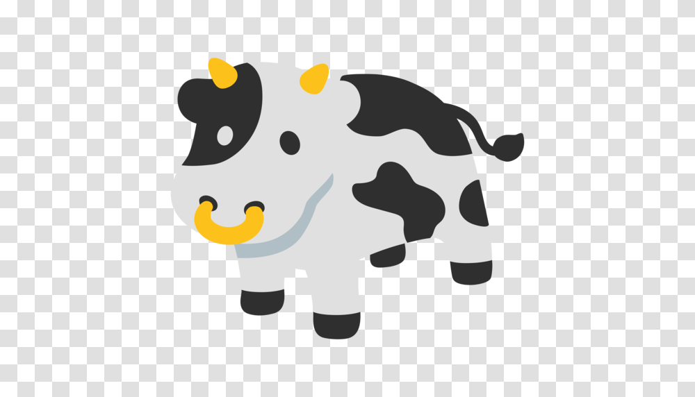Cow Emoji, Cattle, Mammal, Animal, Dairy Cow Transparent Png